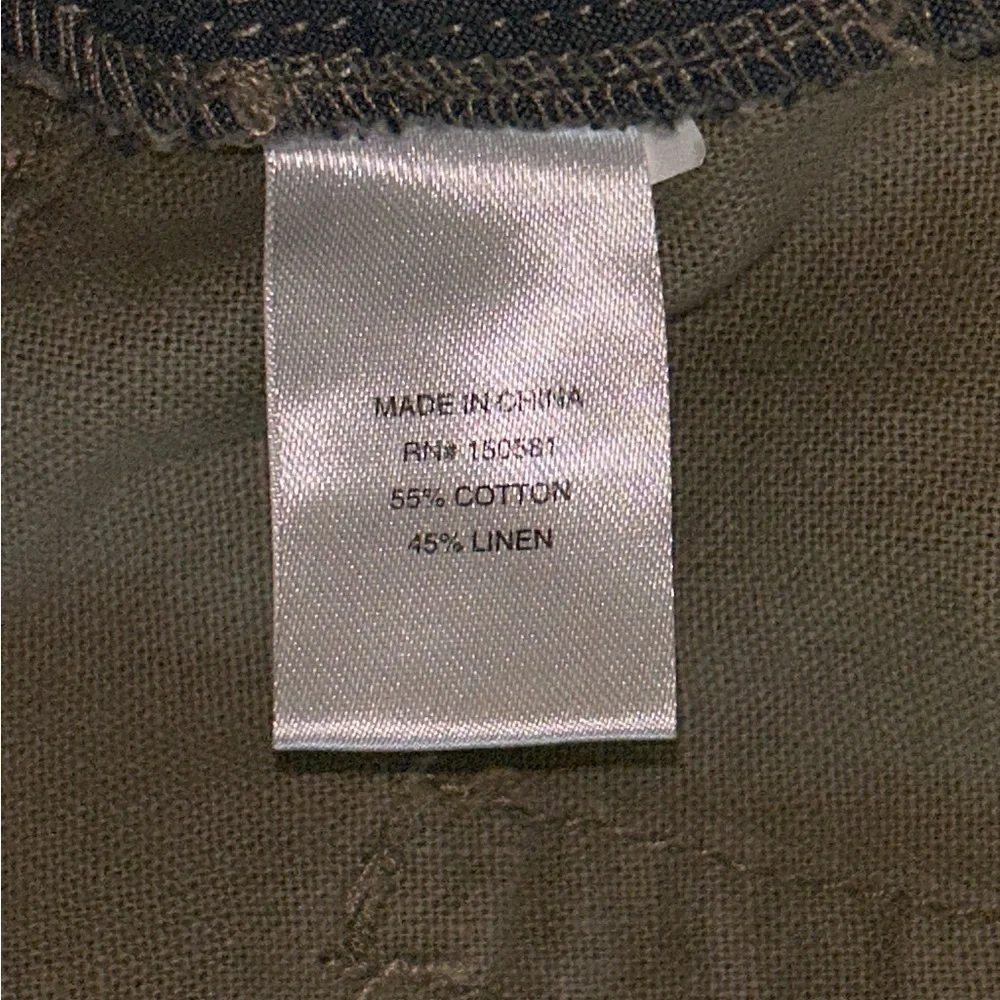 Flag & Anthem straight linen blend pant